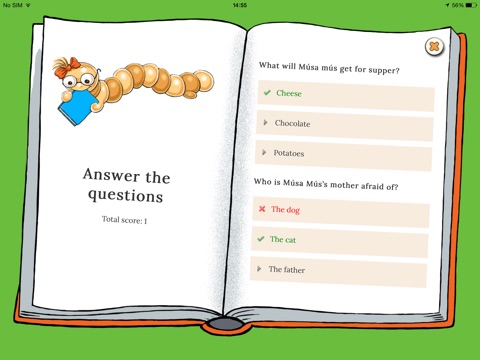 Goldworm; The interactive book reader screenshot 4