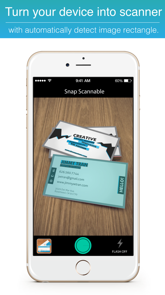 Snap Scannable : Pocket scanner for small business management - 1.0 - (iOS)