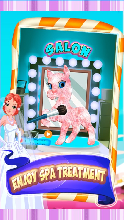 Unicorn & Pony Wedding Day - A virtual pet horse marriage makeover game screenshot-4