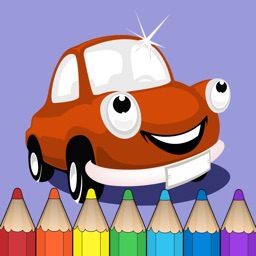 Livre à colorier des voitures pour les enfants: Jeu des automobiles pour apprendre à dessiner une image. (Coloring book : Car)