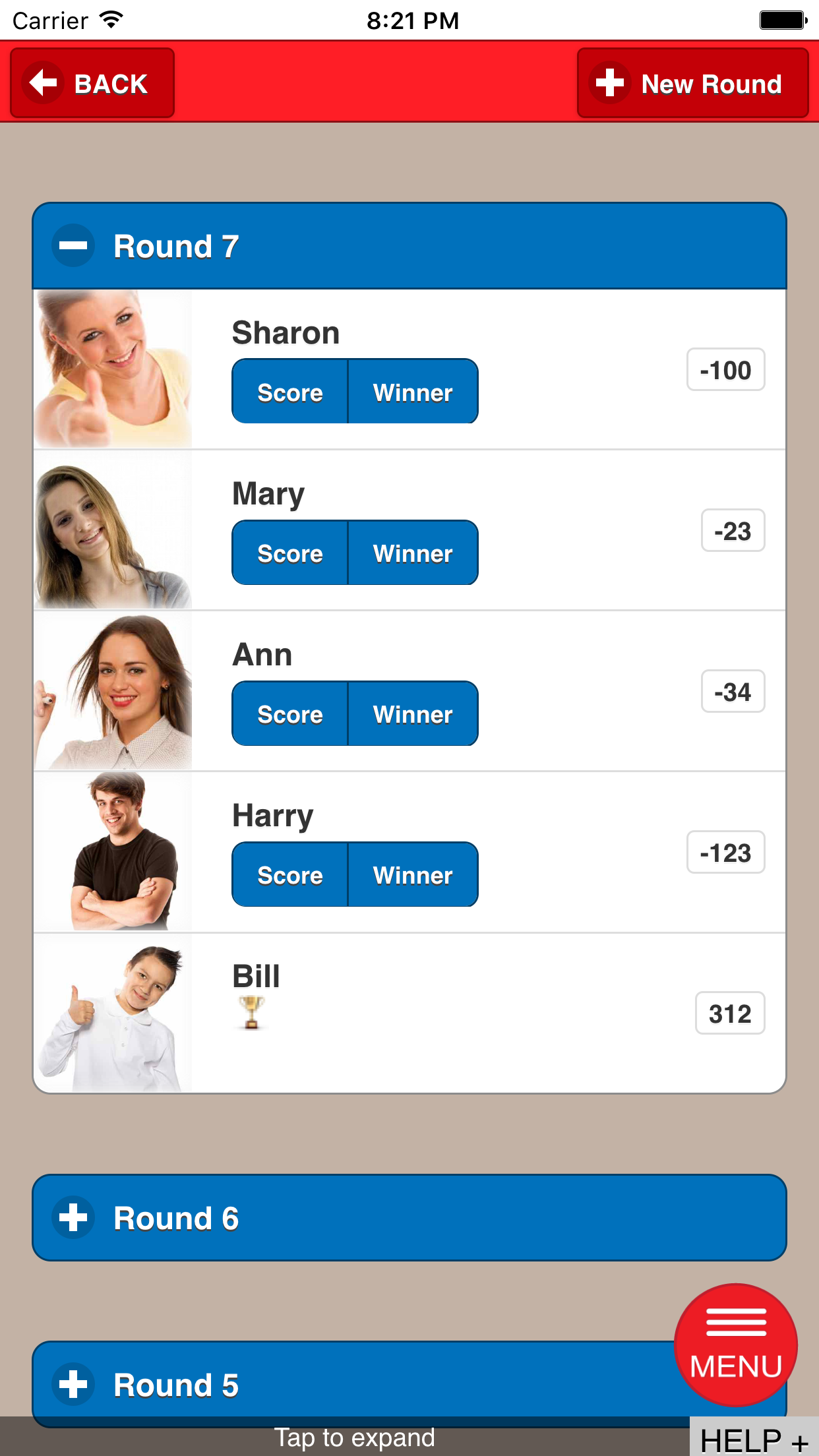 Score Counter for UNO