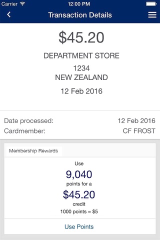 Amex New Zealand screenshot 3