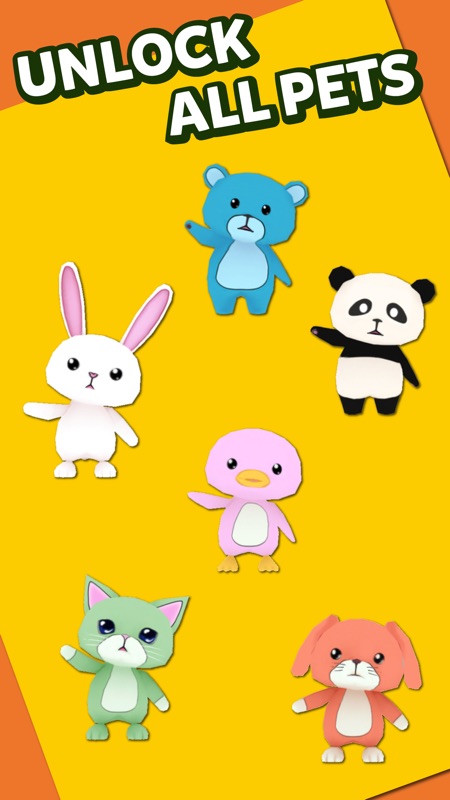 Cute Pets Run 3D screenshot 2