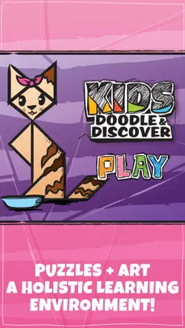 Game screenshot Kids Doodle & Discover: Cats 2, Cartoon Tangram mod apk