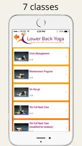 Game screenshot Lower Back Yoga - 7 Classes mod apk