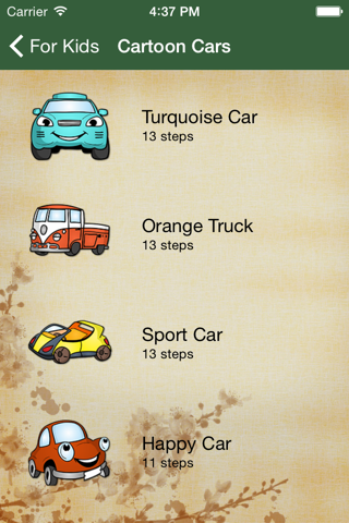 Artist Green - How to draw Cartoon Cars screenshot 2