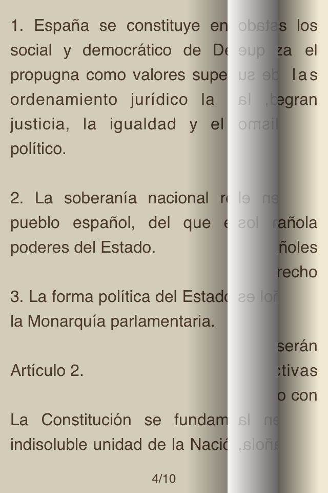 La Constitución Española en AudioEbook screenshot 3