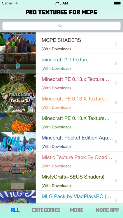 Pro Texture Packs for Minecraft PE (Pocket Edition)