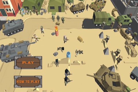 Blocky Army Strikeのおすすめ画像1