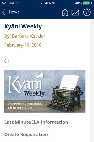 Kyäni Mobile screenshot 2