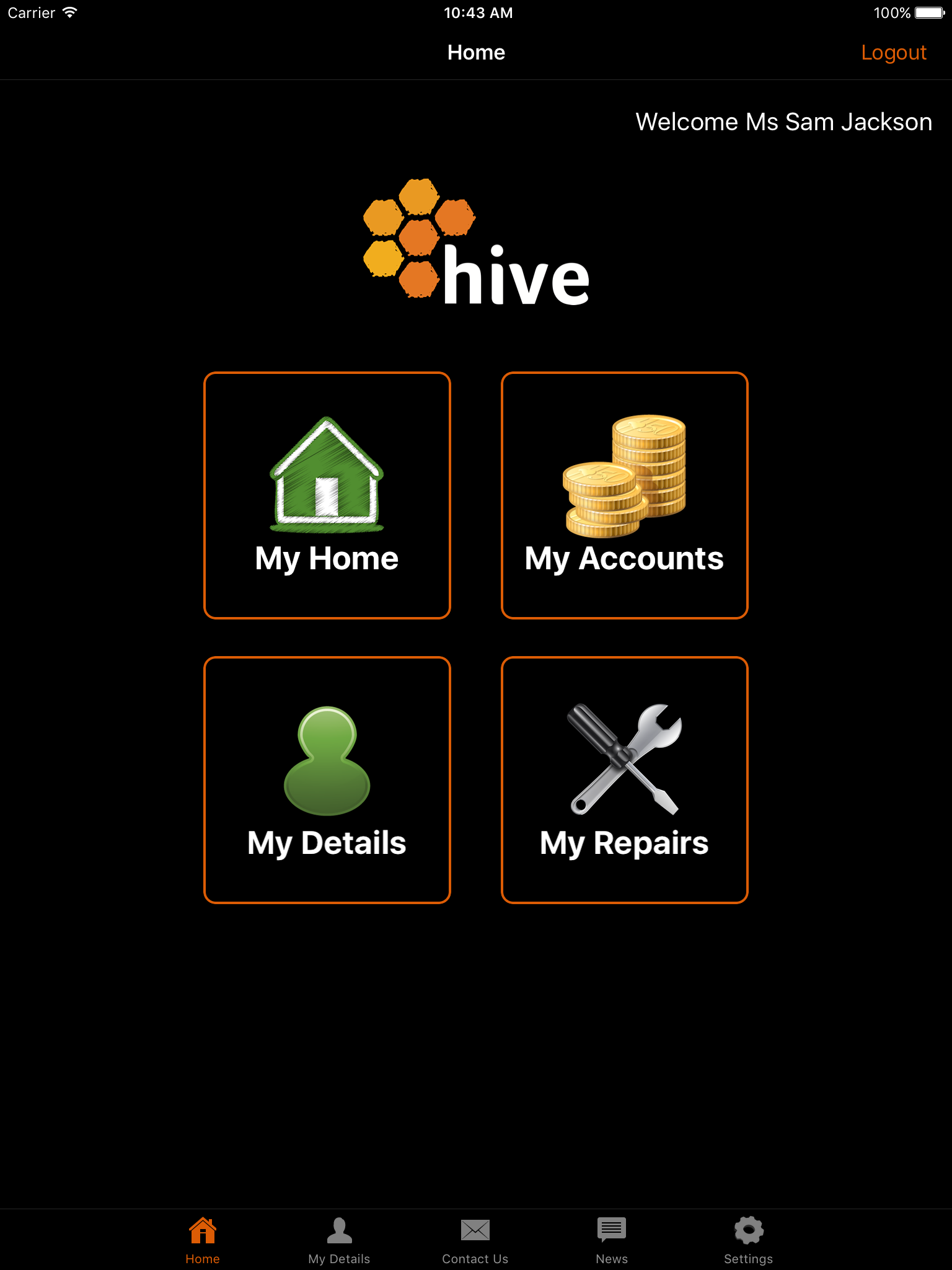 Hive Customer App
