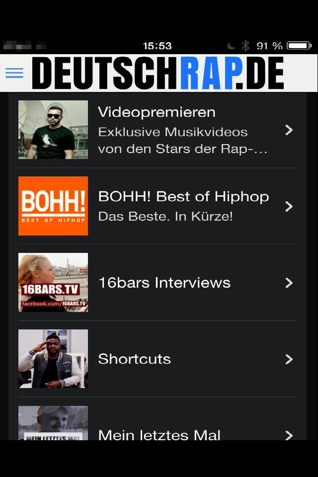 iPhone screenshot