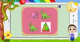 Game screenshot Learning Dinosaur Match and Matching Cards Puzzles Games for Toddlers or Little Kids apk