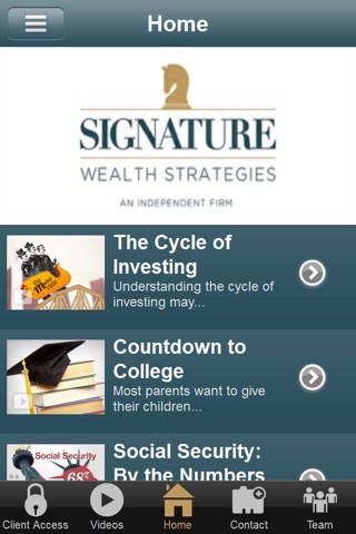 Signature Wealth Strategies screenshot 2