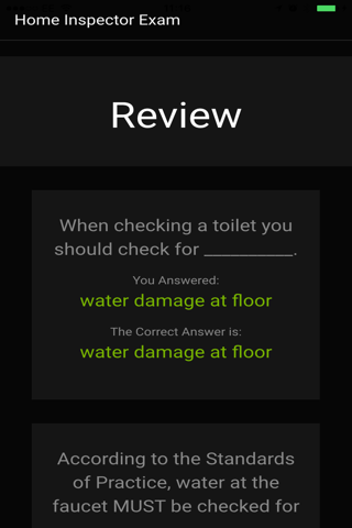 Home Inspector Exam screenshot 3