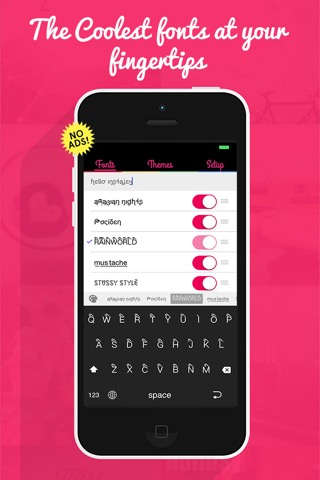 InstaKey - Custom Theme Keyboard and Cool Fonts Keyboardのおすすめ画像2