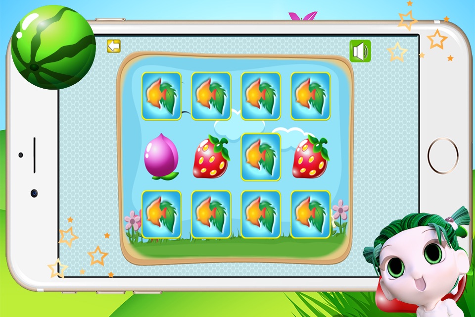 Fruit And Fish Preschool Educational Matching Games for Kids screenshot 3