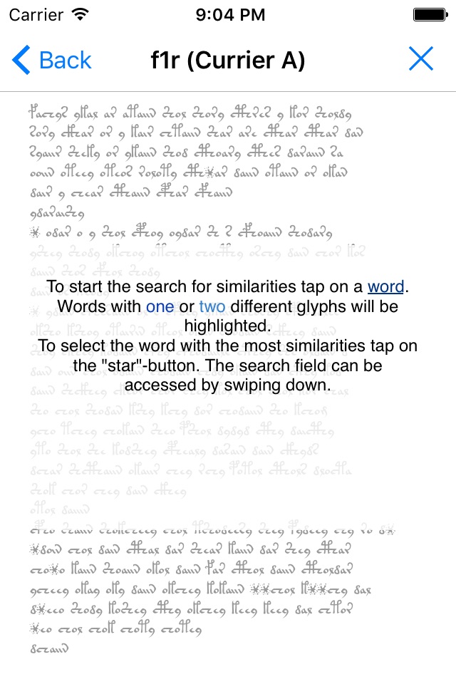 VoynichTextGenerator screenshot 2