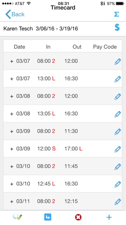 Kronos Mobile for iSeries screenshot-3