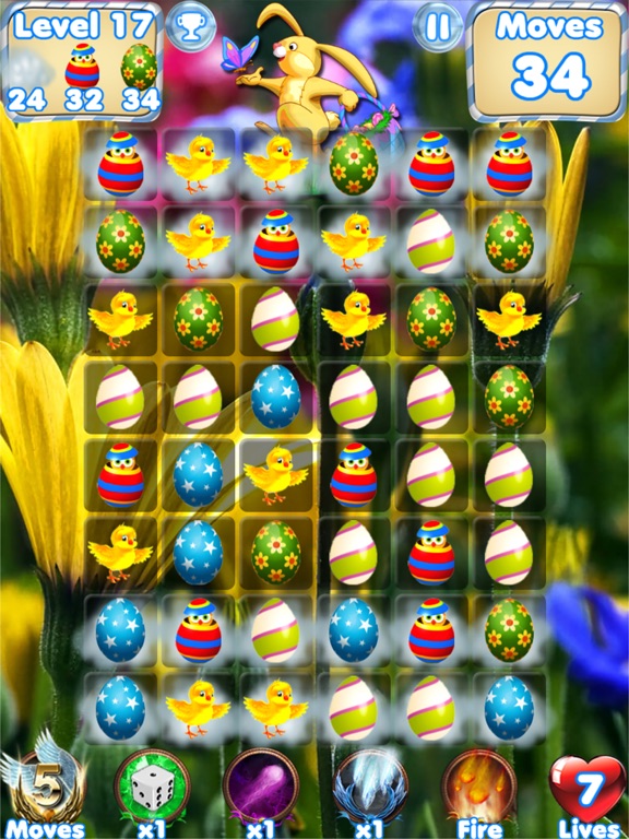 Easter Egg Games - Hunt candy and gummy bunny for kids iPad screenshot 5 - Games app