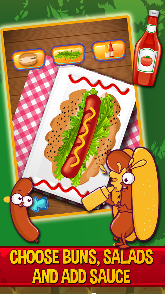 Hotdog Maker- Free fast food games for kids,girls & boys - 1.0.2 - (iOS)