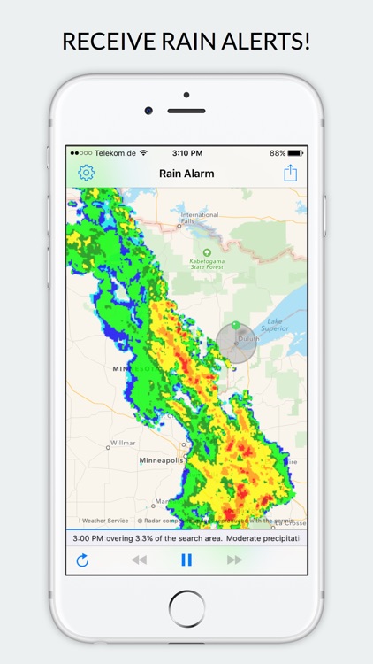 Rain Alarm - Radar & Push screenshot-0