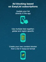 ADmosphere - Free Ad Blocker with EasyListy ipad bilder 2