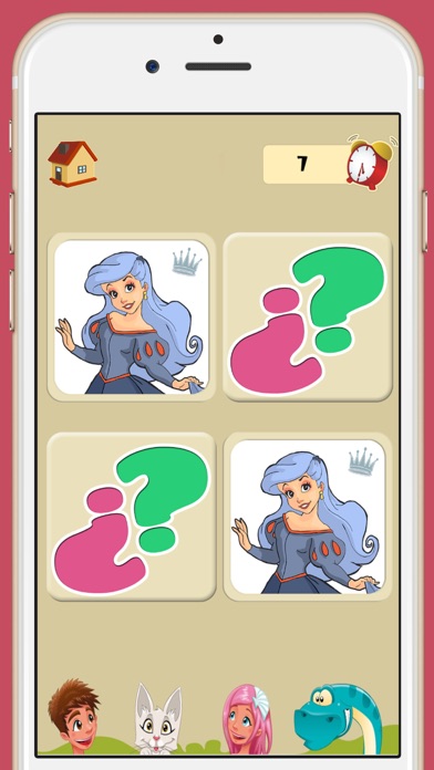 Screenshot #1 pour princesses de jeu de mémoire: jeu d'apprentissage de la formation du cerveau pour les filles et les garçons