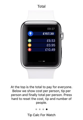Tip Calc For Watch screenshot 4