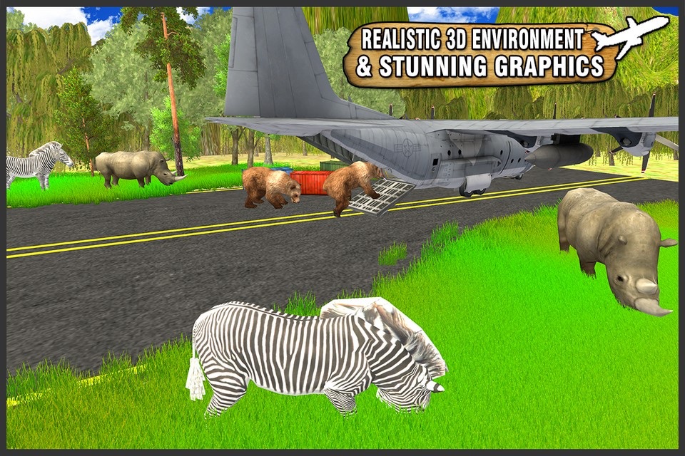 Cargo Plane Animal Transport screenshot 2