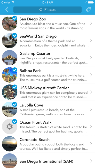 Screenshot #3 pour San Diego - Carte hors ligne et guide de la ville Tripomatic