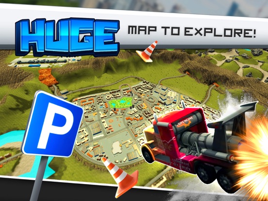 Ridiculous Parking Simulator Auto Race Spelletjes Gratis iPad app afbeelding 2