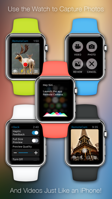 リモートカム：あなたのウォッチからライブプレビューと、写真・ビデオ撮影の完全なコントロールをのおすすめ画像2