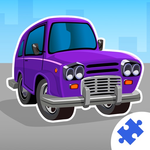 Cars and Vehicles Jigsaw Puzzle : free logic game for toddlers, preschool kids and little boys icon