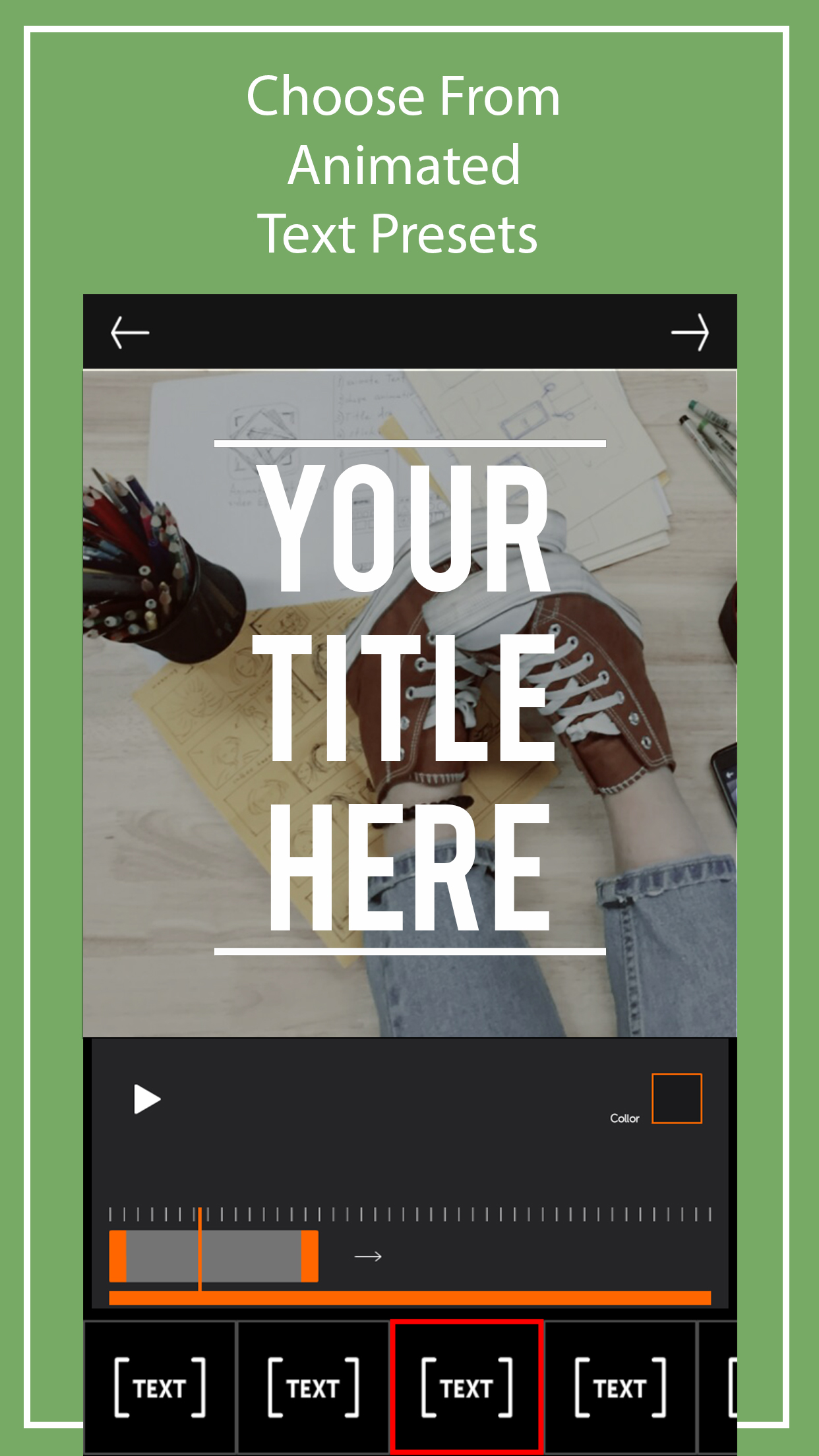 TitleUp - Easily Add Animated Texts to Videos screenshot 2