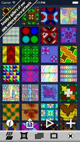 Game screenshot Pattern Artist Free - Easily Create Patterns, Wallpaper and Abstract Art mod apk
