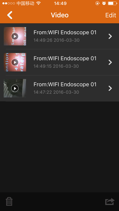 Endoscope with wifi Screenshot