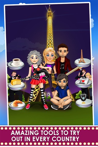 Celebrity Girl Fashion Salon Tour - dress up spa & hair makeover games for kids! screenshot 2