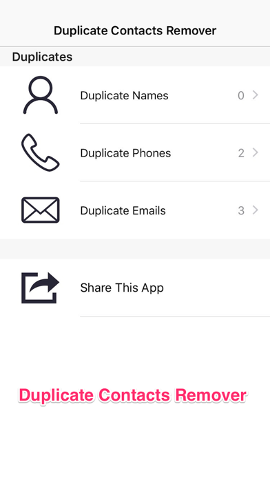 Screenshot #1 pour Duplicate Contacts Remover - Contact Manager And Cleaner