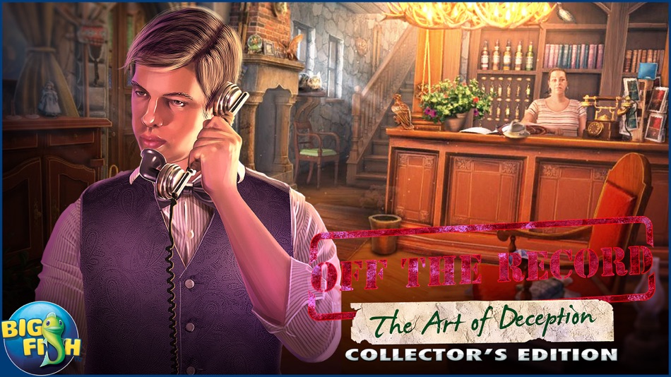 #5. Off The Record: The Art of Deception - A Hidden Object Mystery (iOS) 由: Big Fish Games, Inc