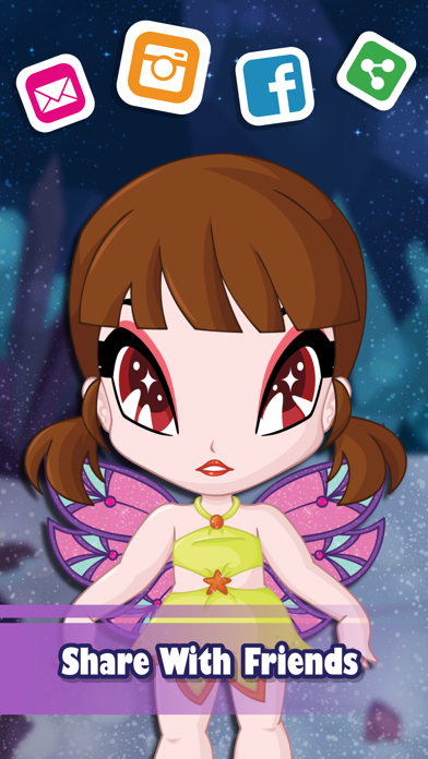 Pop Pixie Dress Up : High Princess Fairy Tale Girl iPhone screenshot