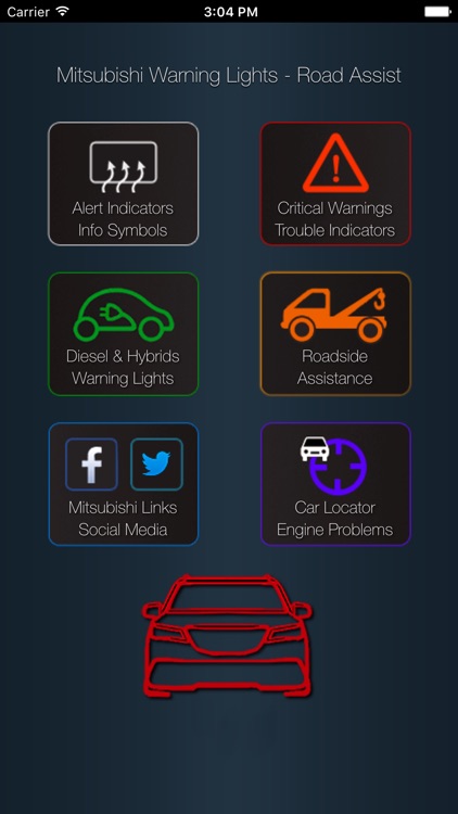 App for Mitsubishi Warning Lights & Car Problems by Eario Inc.