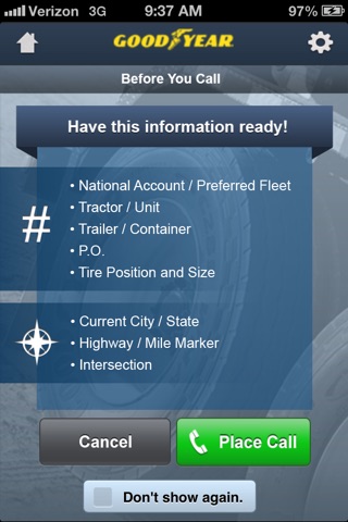 Goodyear RoadService screenshot 4