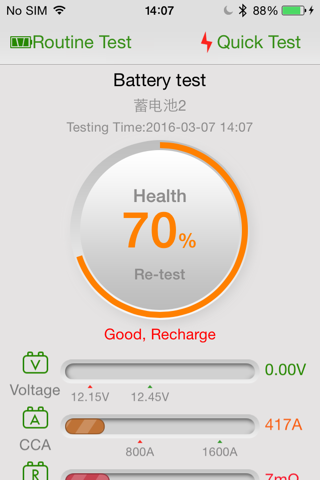 Leagend Auto battery tester - náhled