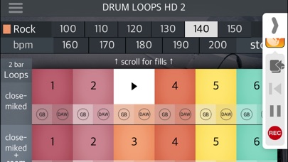 Drum Loops HD 2 screenshot1