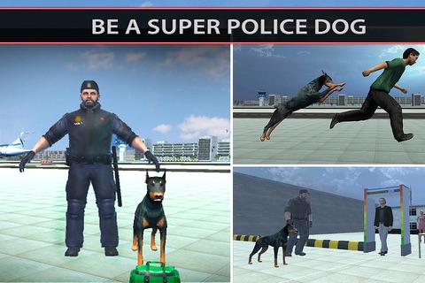 Airport Police Dog Simulator: Chase and arrest the thief in real crime city screenshot 2