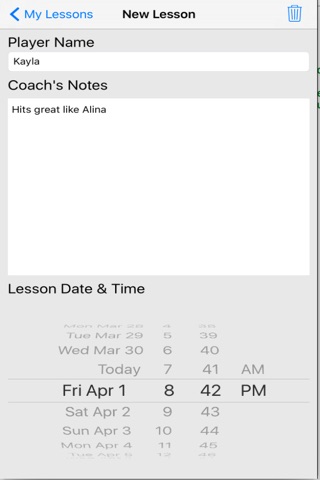 Private Lesson Assistant screenshot 2