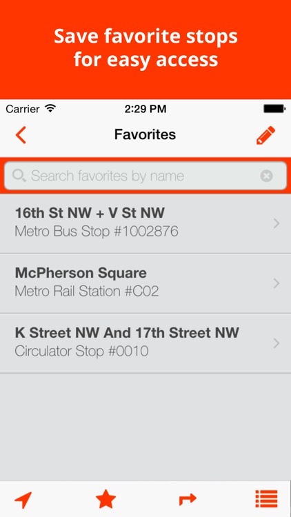 BusTrackDC - real time bus & rail info for DC screenshot-3