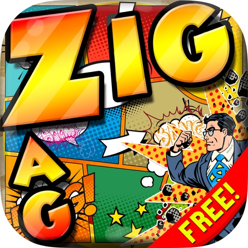 Words Scrabble : Find Cartoon Comics and Superheroes Crossword Jigsaw Puzzles Free icon