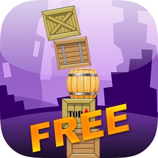 Stack Up Tower With Blocks FREE Icon